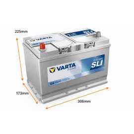 Batería Varta Dynamic SLI G8 95Ah 830A Asia L+ en Valencia